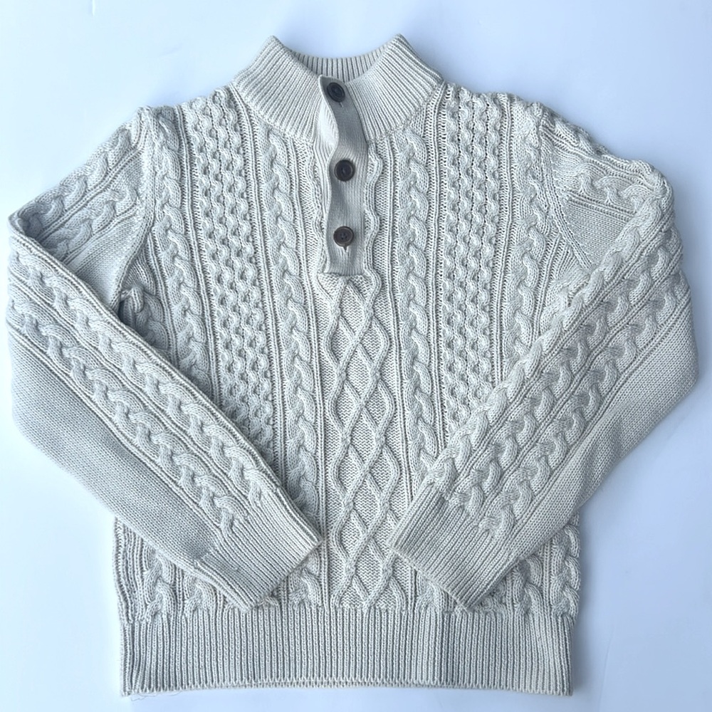 Beige casual sweater